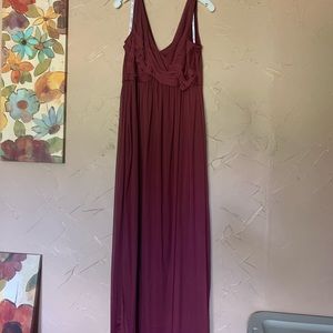 David’s bridal bridesmaid dress.